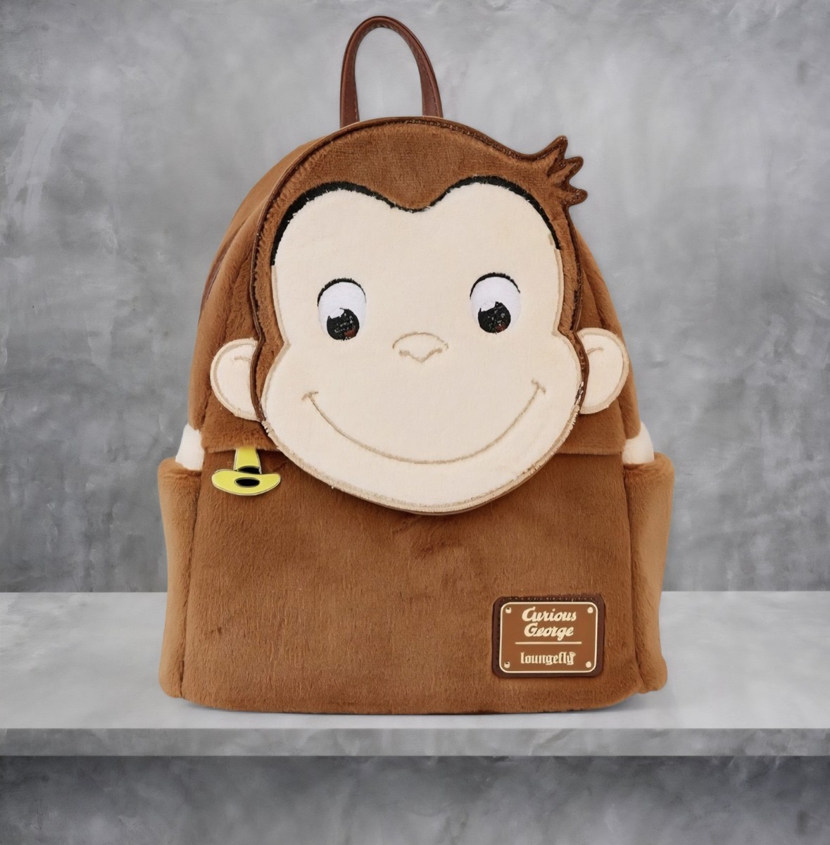 Loungefly Disney Curious George Plush Mini Backpack 🐵 | eBay