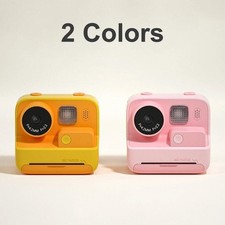 Photo Color Printer 2" Screen Kids Instant Print Camera 1080P Digital Camera