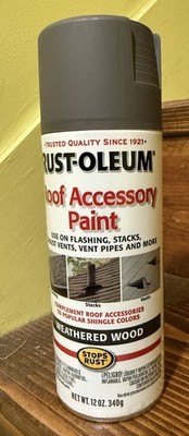Rust-Oleum 285217 Roofing Accessory 12 Ounce Can Weathered Wood 1 Can