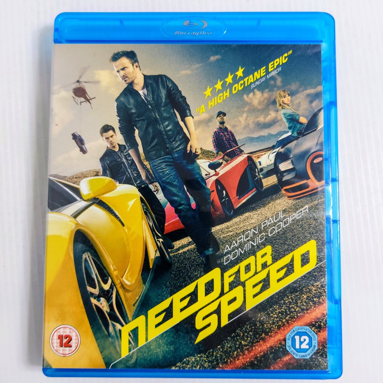 Need for Speed Blu-ray 2014 Aaron Paul Dominic Cooper High Octane Action Race