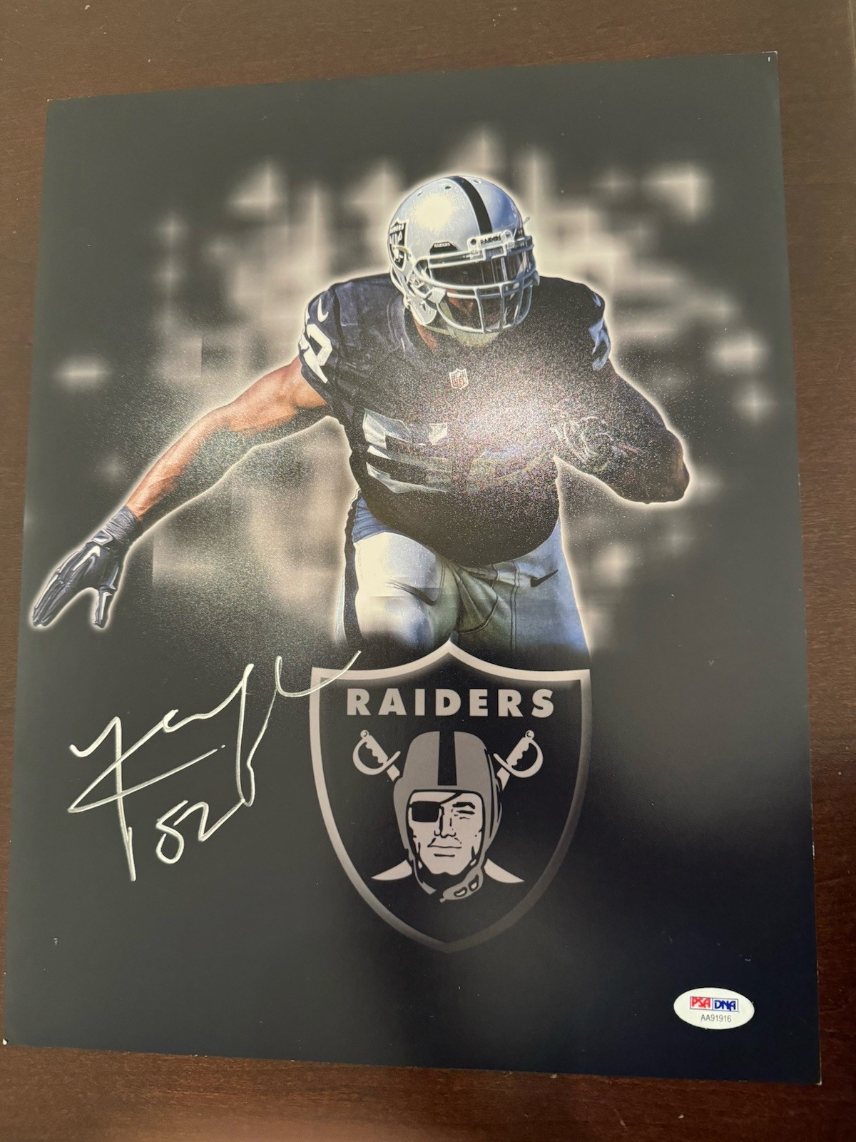 Khalil Mack Autographed Signed 11x14 Photo Oakland Raiders Photo PSA/DNA COA 