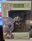 Funko Pop Teenage Mutant Ninja Turtles Rocksteady 143 OG 2014 W/Protector
