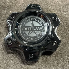 American Outlaw Gloss Black Wheel Center Cap CAP066-CA