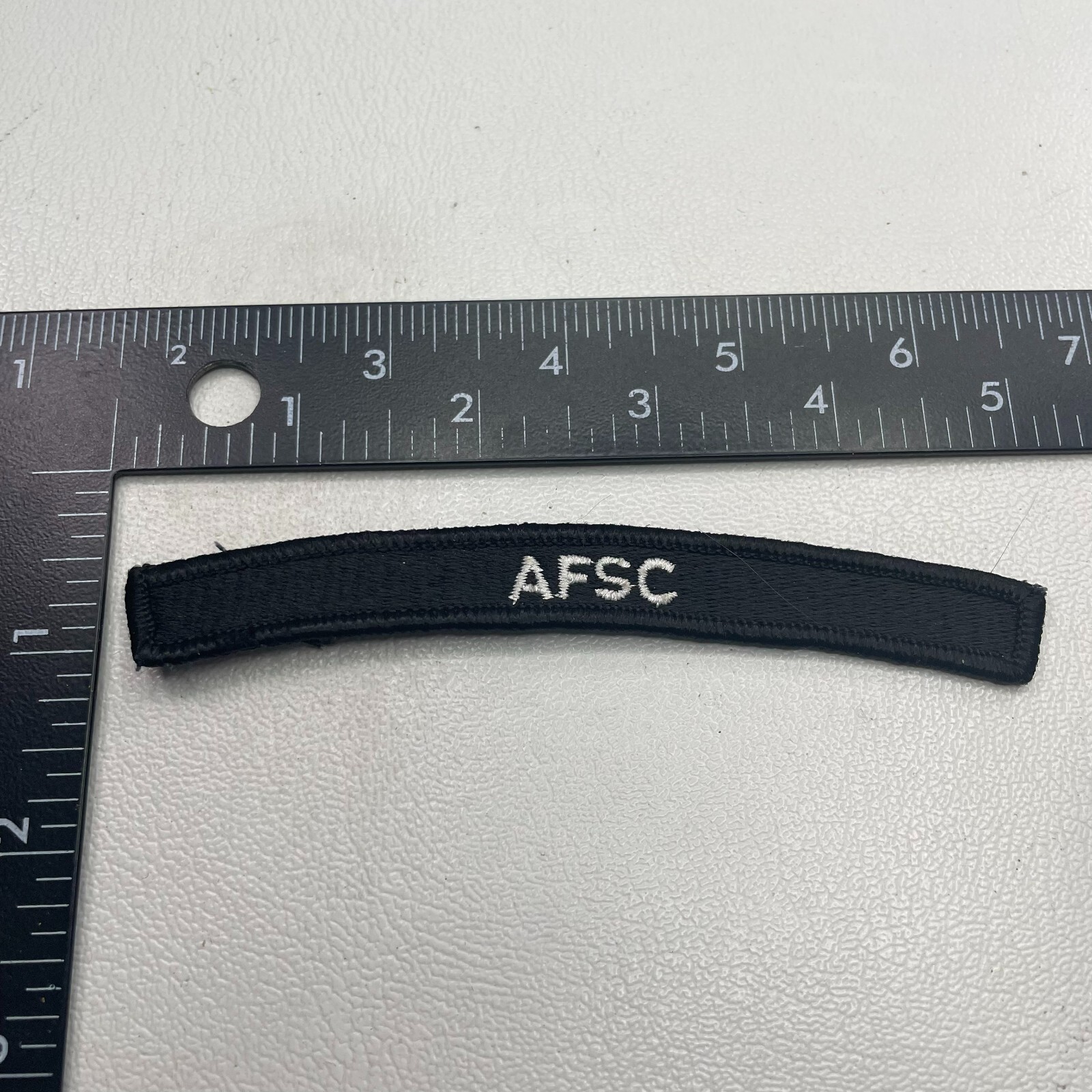 Afsc Monogram U.S. Navy (OR IS THIS AIR FORCE SPECIALTY CODE ???) AFSC Tab Patch ...
