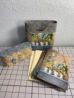 Vintage Stationary Greeting Card Gift Box Set By Tri-Coastal Designs Country