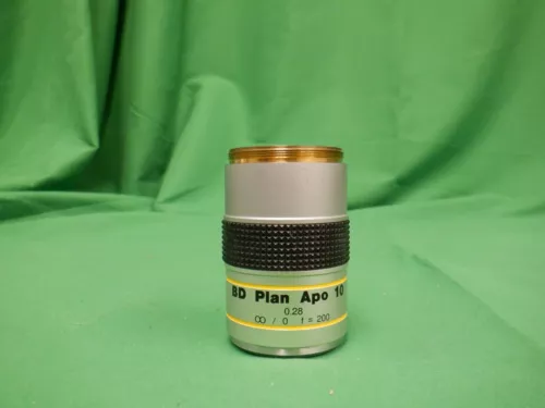 Mitutoyo BD Plan APO 10X /0.28 ∞/0 f=200 Microscope Objective Lens