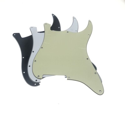 KAISH 11 Hole Blank ST Pickguard Scratch Plate No Pickup Holes for Strat