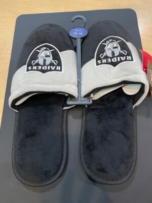 Las Vegas Raiders Mens Foco NFL Team Color Block Slippers