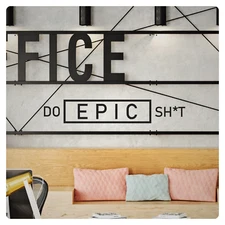 Do Epic Sht Motivational Inspirational Wall Decal Sticker Quote Home Vinyl Decor