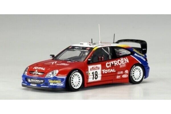 1/43 Auto Art 60338 Citroen Xsara WRC Winner 2003 Sanremo Rally #18 Loeb & Elena