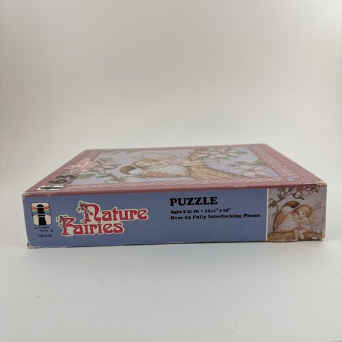 Puzzle per bambini vintage fate della natura 63 pezzi albero fata uccellino - Foto 3 di 5