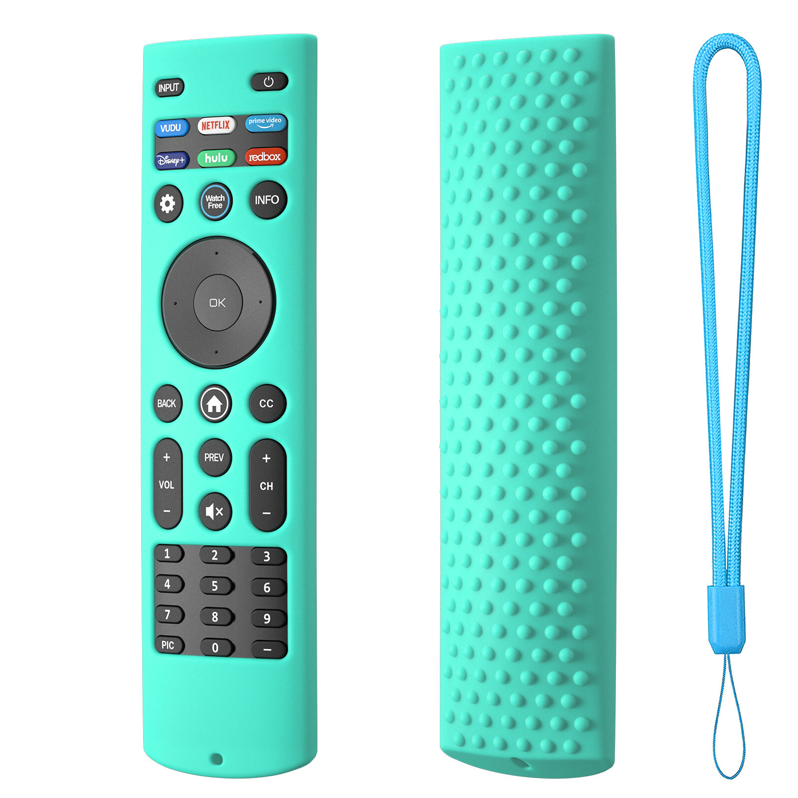 Smart TV for VIZIO XRT140 Remote Control Case Soft Silicone Cover Shockproof-image