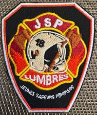 ECUSSON PATCH JEUNES SAPEURS POMPIERS LUMBRES (ECU 79)