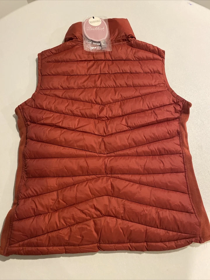 Women's Reversible "Rust/Beige" Colored Vest ***MEDIUM FITS LIKE SMALL*** - Image 4 of 4