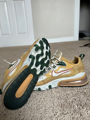 air max 270 react reggae on feet