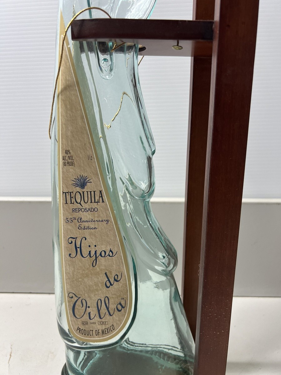 Tequila Gun Shaped Bottle Hijos De Villa 55th Anniversary Edition