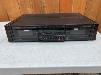 PIONEER CT-S99WR DOUBLE CASSETTE DECK | eBay