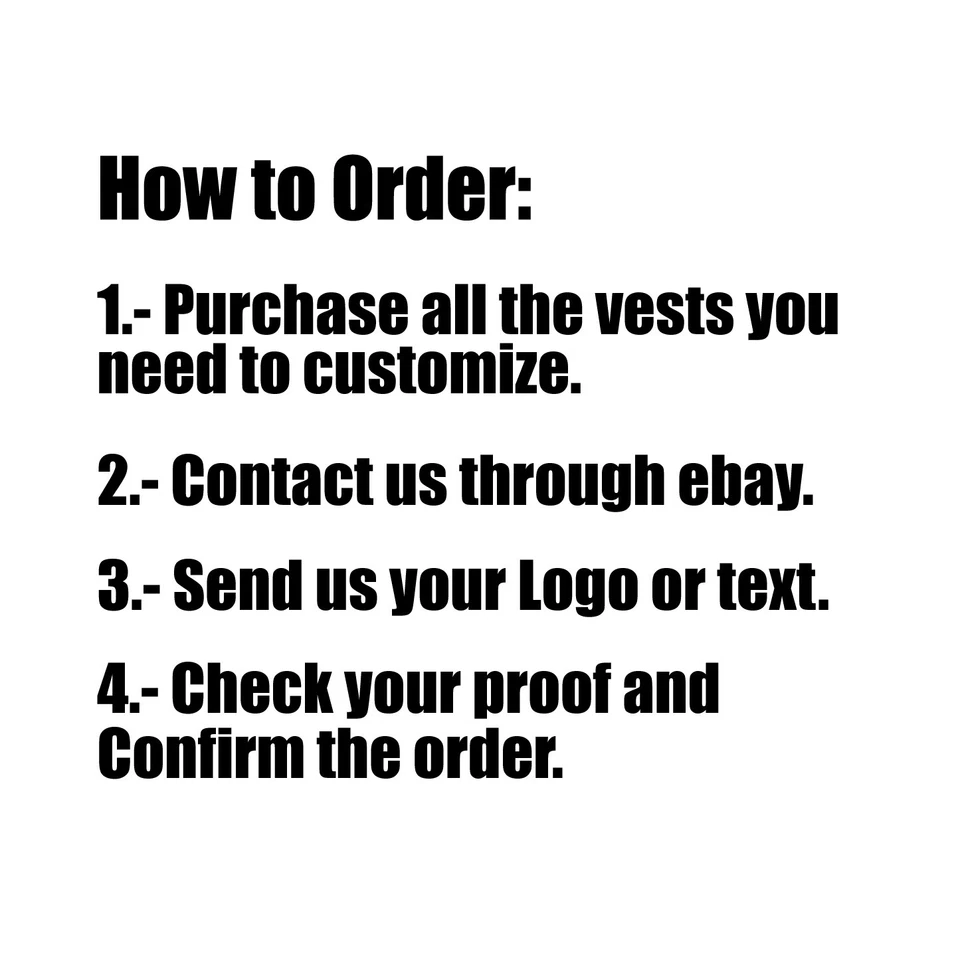 Safety Vest CUSTOM Hi-Vis PERSONALIZED Print in full color - Image 3 of 4