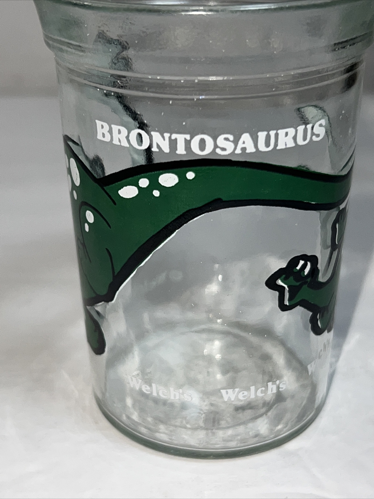 Vintage Welch’s Complete Dated Set Of 4 (1988) Dinosaurs Jelly Jars