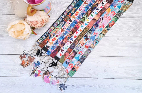 Disney Character Finding Nemo Dory Mickey ear holiday ID lanyard Safety Clip image 3