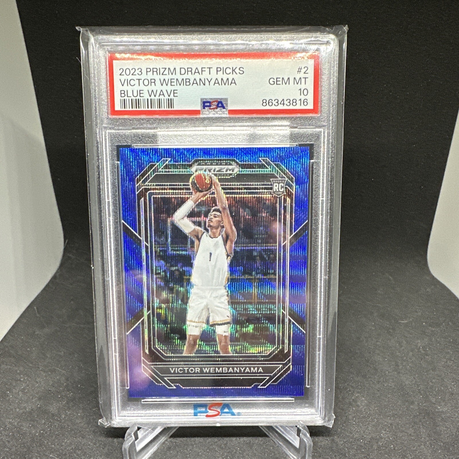 2023 Prizm Draft Picks - Blue Wave /249 - Victor Wembanyama