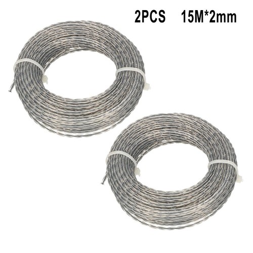 2 Sets Core-reinforced Grass Trimmer Line 2.0 - 3.0 mm x 15m (30m) Line Spool - Picture 5 of 58