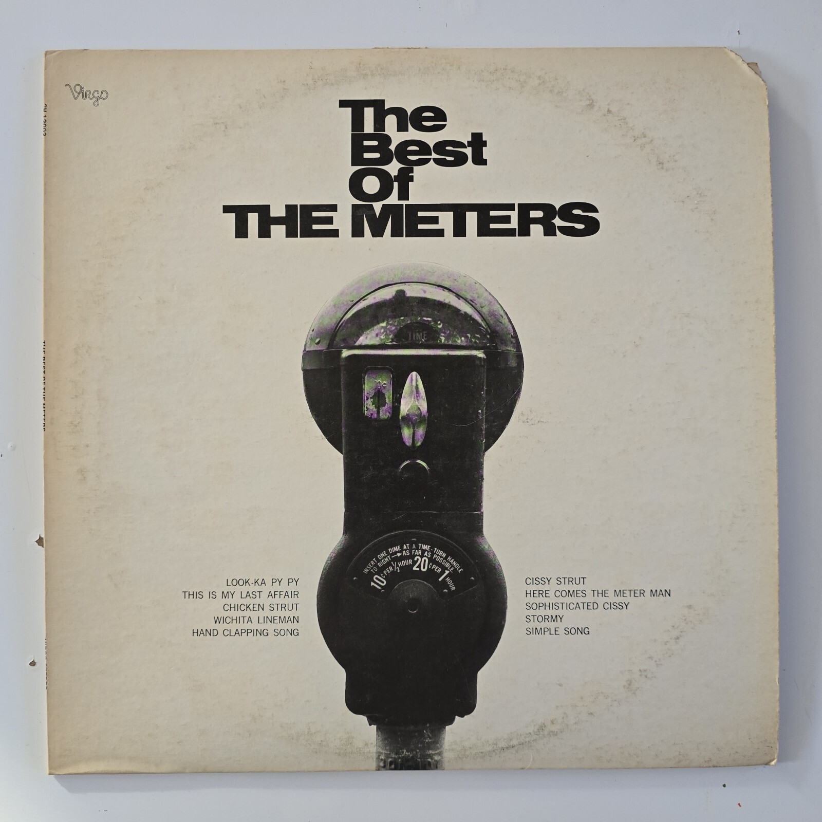 The Best Of The Meters Rare Vinyl LP 1975 Virgo Records Promo Soul Funk CLEAN