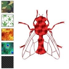 Fly Insect Bug, Vinyl Decal Sticker, 40 Patterns  3 Sizes, 2882