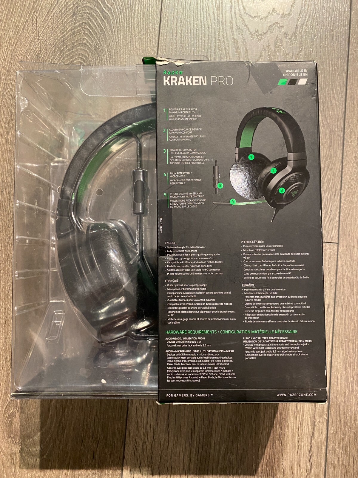razer headset software on Razer Kraken Pro Rz04 01380100 R3u1 Black Headband Headsets For Sale Online Ebay
