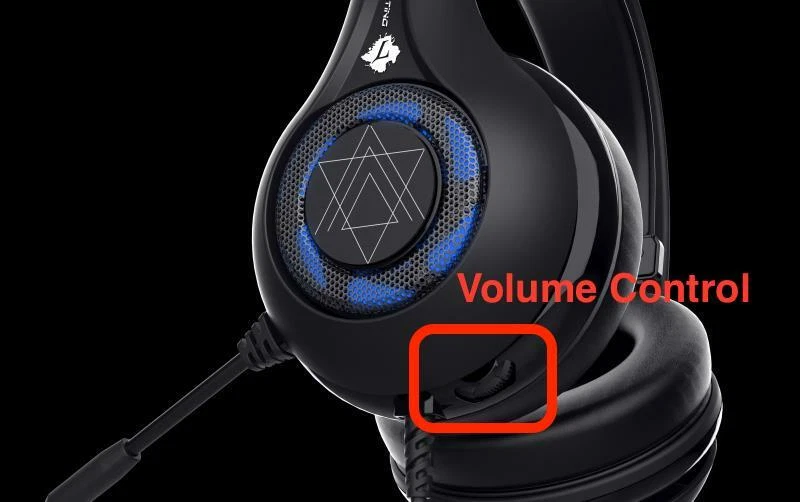 Gaming Headset with Blue Backlits ZIDLI ZH700 for PS4&5/Xbox/Nintendo Switch/PC - Image 2 of 4