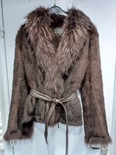 Veste en fourure de Vison tricoté 