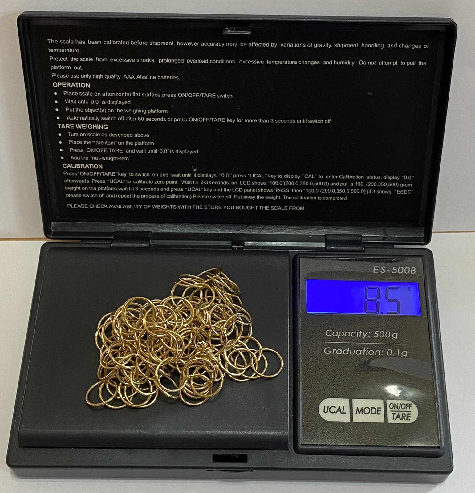 MILOR SOLID 14K YELLOW GOLD INTERLOCKING CIRCLES … - image 5