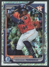 2024 Bowman Chrome #BCP-240 Pascanel Ferreras Chrome Prospects Shimmer Refractor