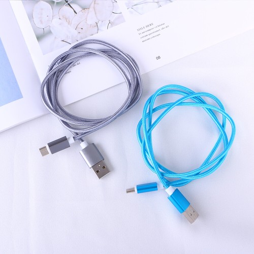 1M USB C Kabel Nylon Geflochtenes Schnellladegerät Schnelle - Zdjęcie 4 z 11