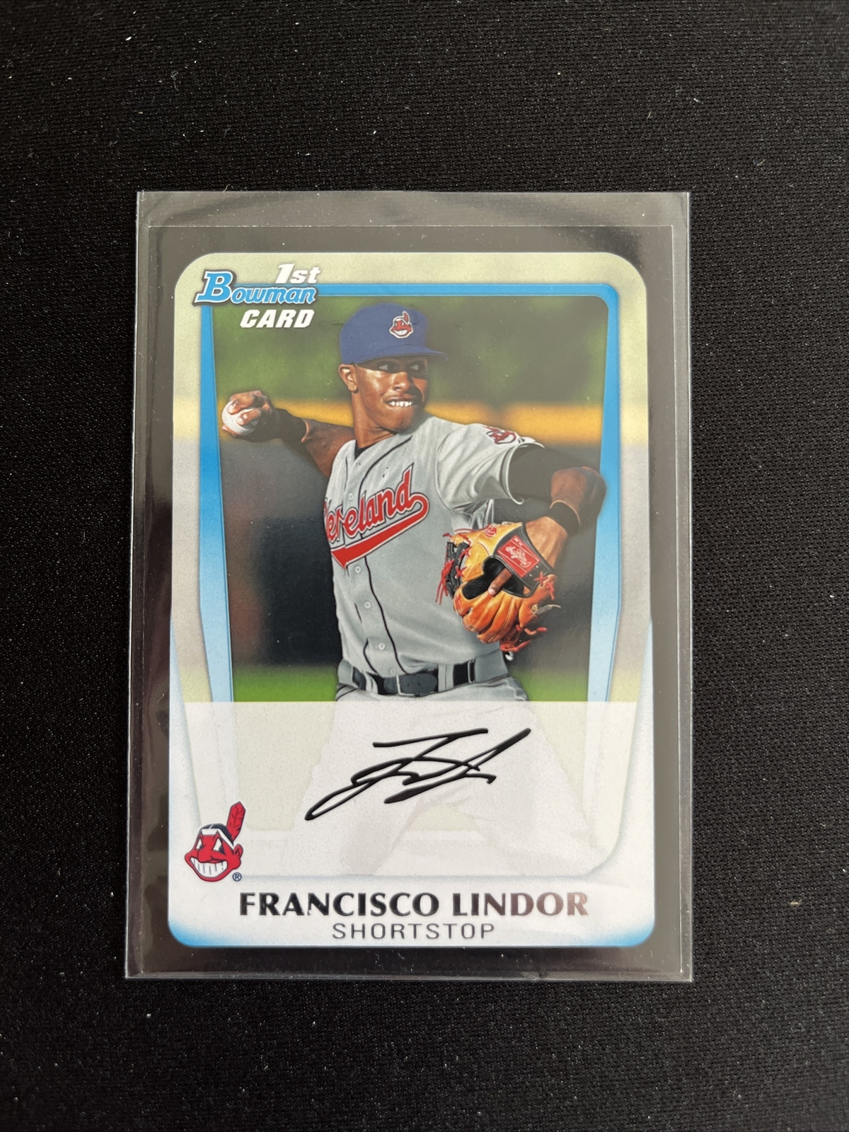 2011 BOWMAN DRAFT #BDPP53 FRANCISCO LINDOR INDIANS METS