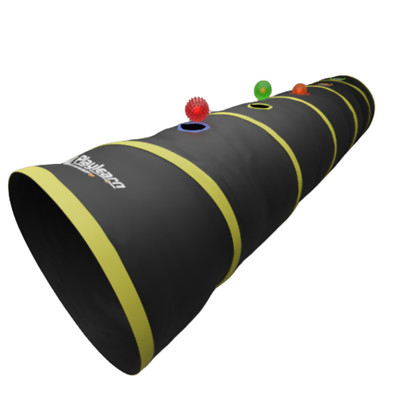 Spieltunnel Pop Up Indoor oder Outdoor Garten Spielzelt mit 5 LED Blinkbällen