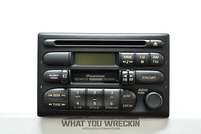 VGC: GENUINE GM VT VX VU EUROVOX RADIO / HEADUNIT CD + CASSETTE PLAYER - GREY