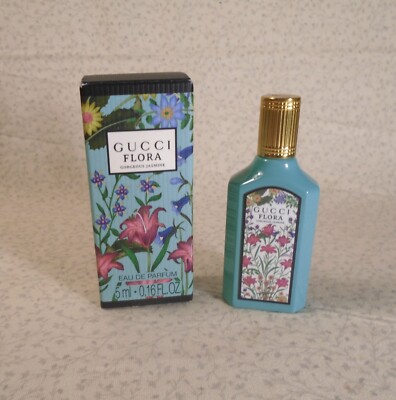 Gucci Flora GORGEOUS JASMINE Eau de Parfum Mini Splash - 0.16 oz. -Boxed