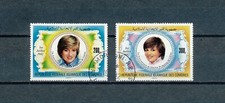 Comoros Is  546-7 Used, Princess Diana, 1982