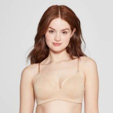 Auden Nursing Pearl Tan 38DD Lightly Lined Wireless Bra