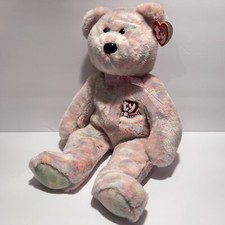 TY Beanie Buddy CELEBRATE the Bear Ty Vintage Stuffed Animal Plush Toy NWT