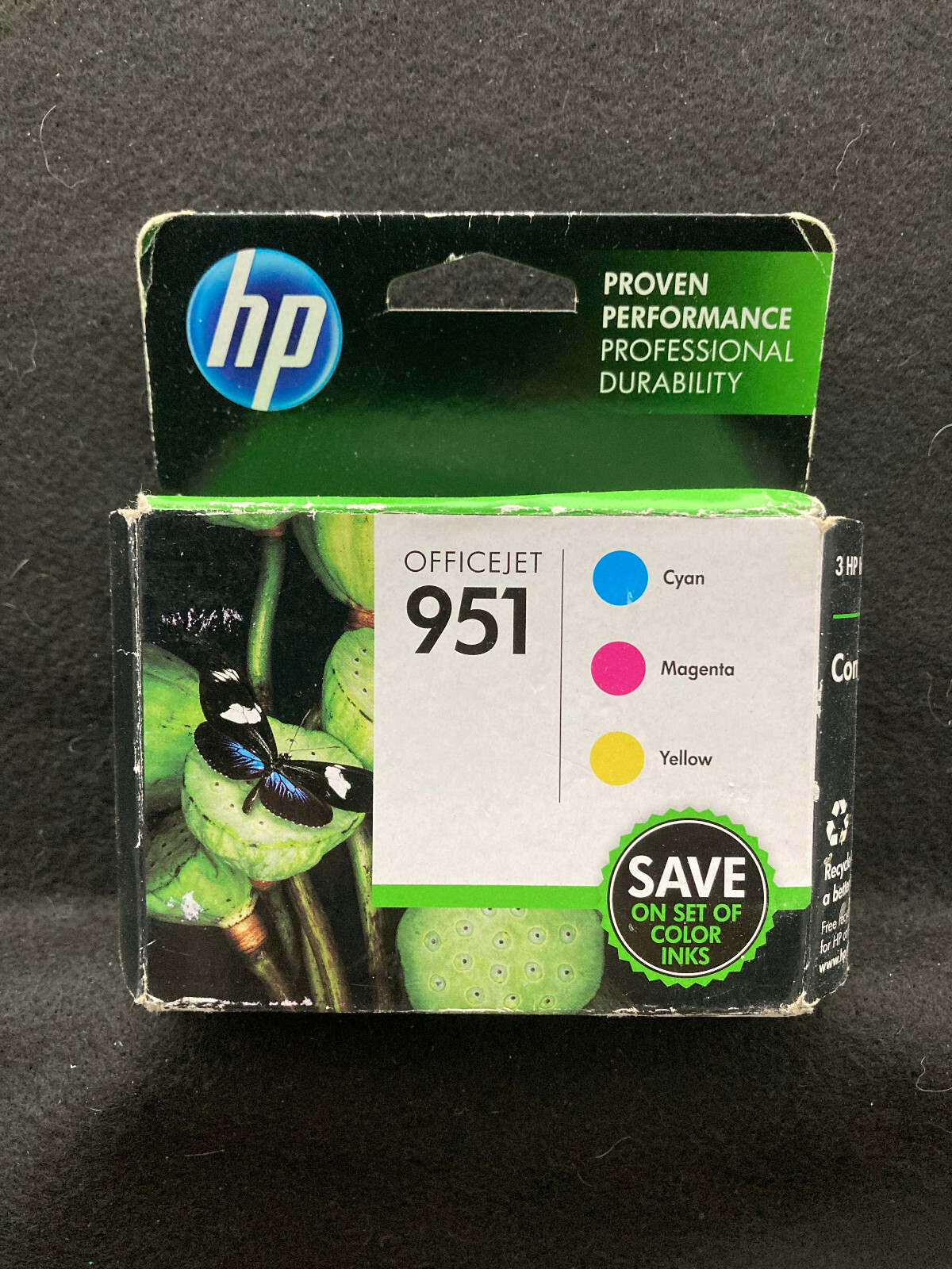 Genuine HP 951 Color Ink (Cyan/Magenta/Yellow) NEW in Factory Box Exp. 01/2015