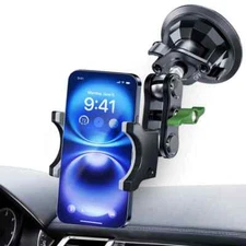 Car Phone Holder for 360° Rotation Car Mount Metallic