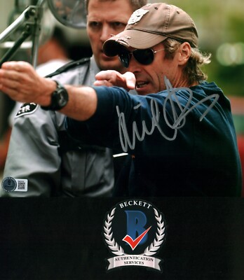 MICHAEL BAY SIGNED LEGENDARY DIRECTOR TRANSFORMERS 8X10 PHOTO BECKETT COA BAS