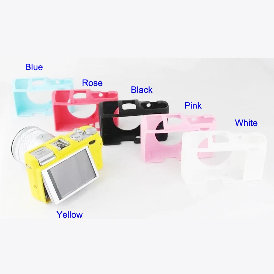 For Fujifilm XA1/ XA2/ XM1 Cameras Soft Silicone Cover Protective Skin - Image 2 of 4