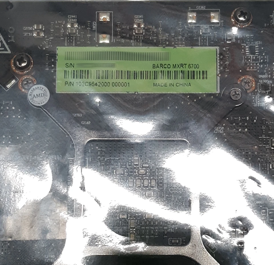 Barco MXRT-6700 8GB DDR5 4x DP PCI-E K9306047 Diagnostic Imaging 4 port Card - Image 4 of 4