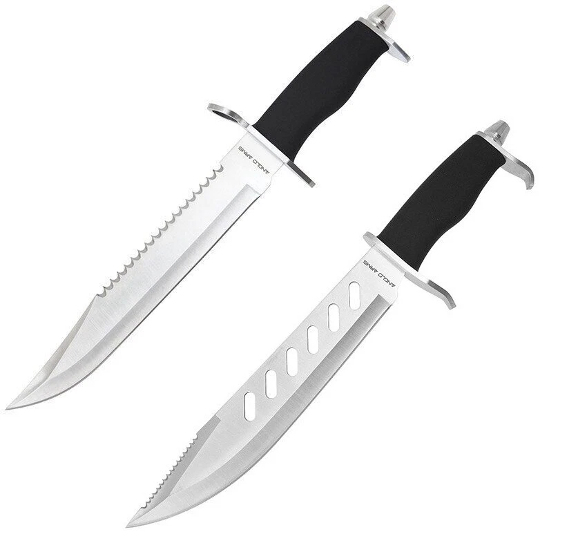 ANGLO ARMS Outdoormesser Sägezahnung Gürtelmesser Bowie Outdoor Messer NGT Hunt 574 / 575