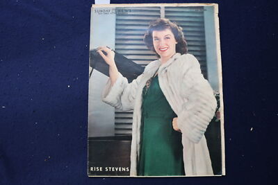 1942 JULY 19 SUNDAY NEWS PICTURE NEWSPAPER - RISE STEVENS - BAMBI - E 22736