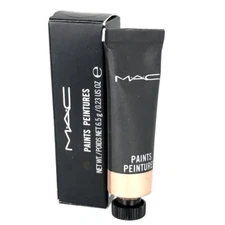 MAC PAINTS PEINTURES CREAM EYESHADOW BASE COLOR & PRIMER TUBE .23 OZ / 6.5 G NIB