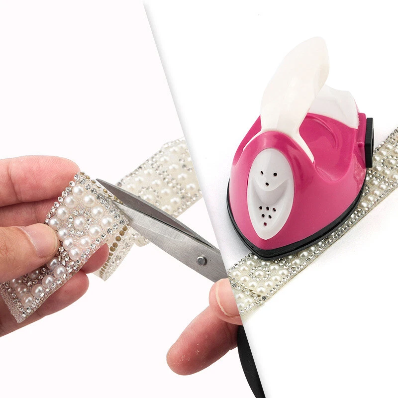 NEW 10Yards Bling Crystal Pearls Rhinestone Trim Tape Wedding Ribbon Crafts DIY - Image 3 of 4